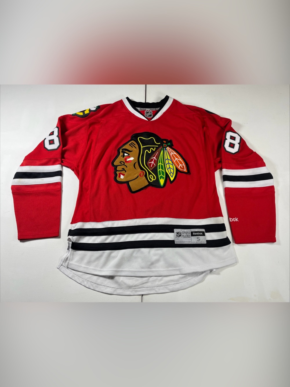 Chicago Blackhawks Patrick Kane #88 Jersey Reebok NHL Hockey Red Stitched Size S